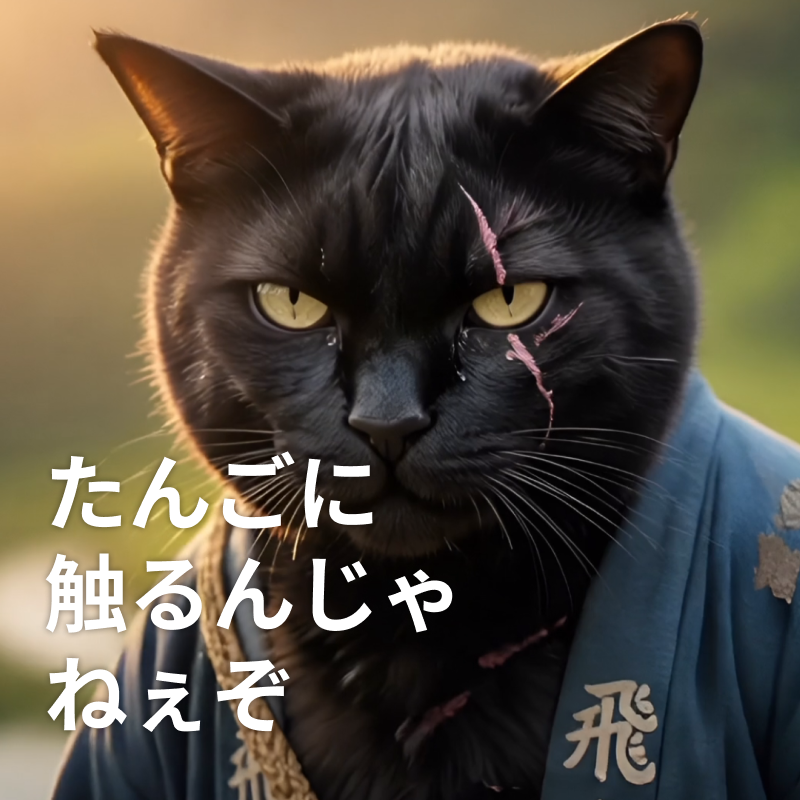 黒猫のやまと